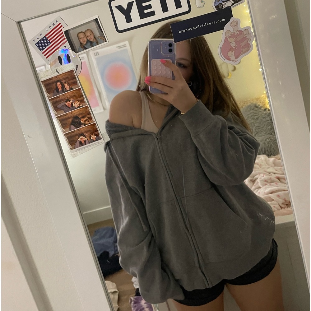 Oversized Zip up